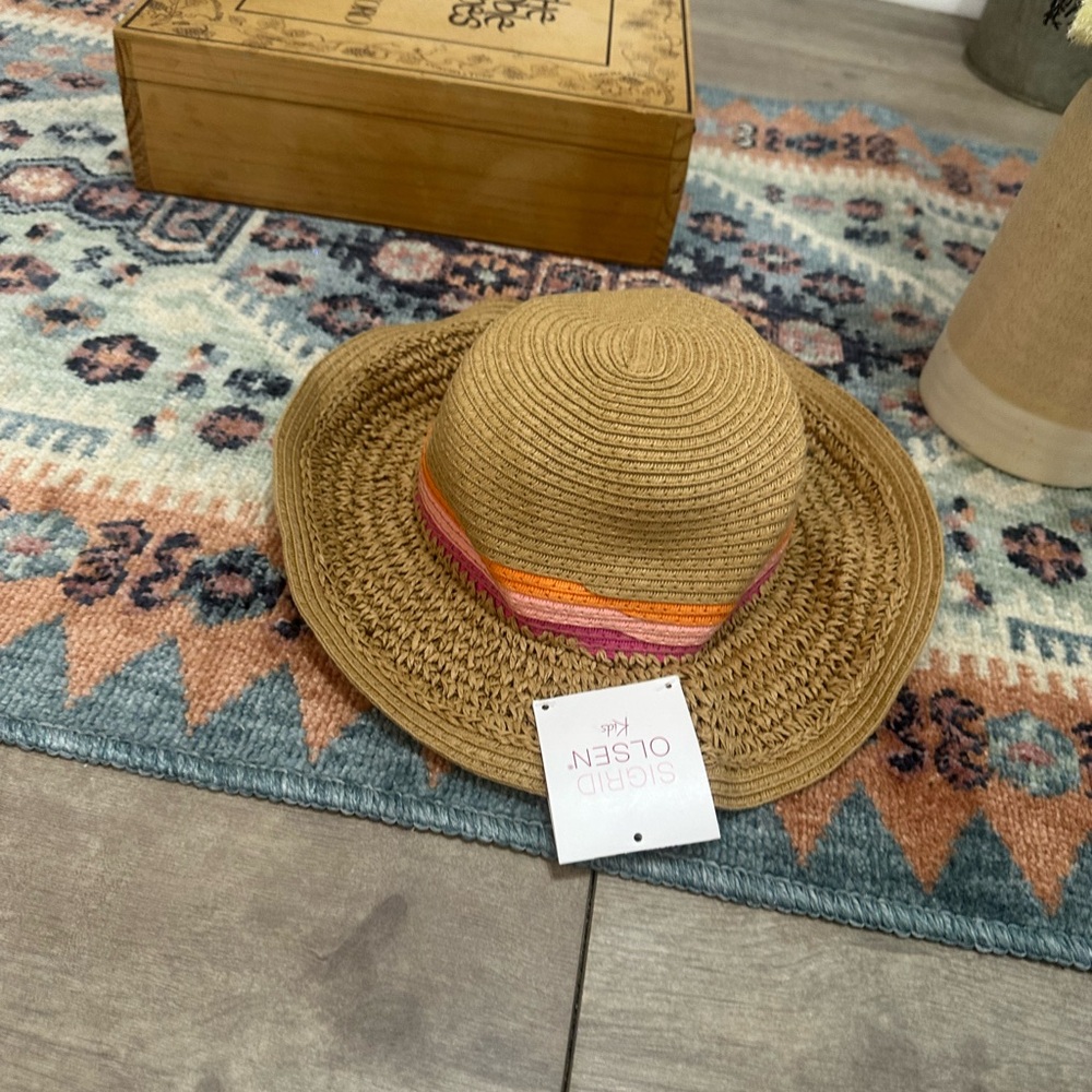 New Sigrid Olsen Boho Straw Summer Hat Sun Hat Foldable Easy Travel Boho - Picture 6 of 8